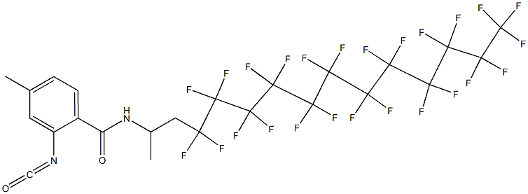 2-Isocyanato-4-methyl-N-[2-(pentacosafluorododecyl)-1-methylethyl]benzamide