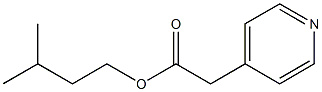 Pyridine-4-acetic acid 3-methylbutyl ester Structure