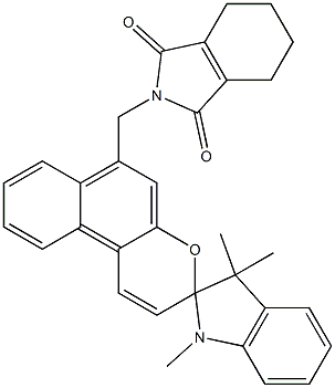 N-[[1',3',3'-Trimethylspiro[3H-naphtho[2,1-b]pyran-3,2'-indolin]-6-yl]methyl]-3,4,5,6-tetrahydrophthalimide