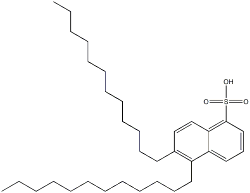 5,6-Didodecyl-1-naphthalenesulfonic acid Structure