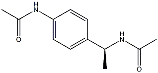 (-)-4'-[(S)-1-(Acetylamino)ethyl]acetoanilide Struktur