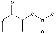 2-ニトロオキシプロピオン酸メチル 化学構造式