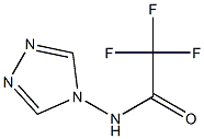 4-(Trifluoroacetylamino)-4H-1,2,4-triazole,,结构式