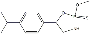 2-Methoxy-5-(4-isopropylphenyl)-1,3,2-oxazaphospholidine-2-sulfide Struktur