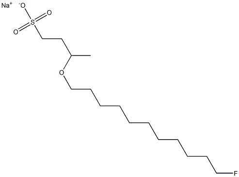 3-(11-Fluoroundecyloxy)-1-butanesulfonic acid sodium salt