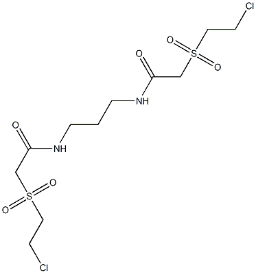 2,2'-Bis(2-chloroethylsulfonyl)[N,N'-trimethylenebisacetamide]|