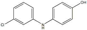 p-(m-Chloroanilino)phenol,,结构式