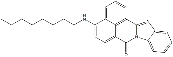 4-(Octylamino)-7H-benzimidazo[2,1-a]benzo[de]isoquinoline-7-one,,结构式