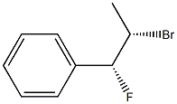 (1R,2S)-2-Bromo-1-fluoro-1-phenylpropane Structure