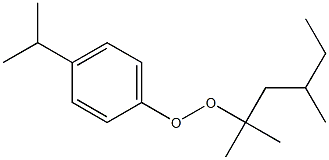 4-Isopropylphenyl 1,1,3-trimethylpentyl peroxide Structure