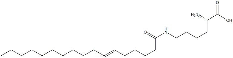 N6-(6-Heptadecenoyl)lysine Struktur