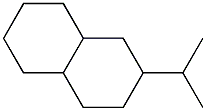 3-Isopropylbicyclo[4.4.0]decane,,结构式