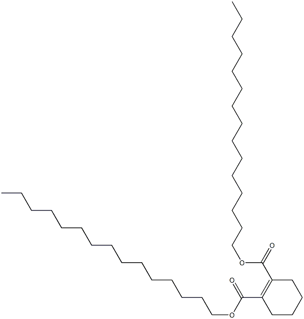 1-Cyclohexene-1,2-dicarboxylic acid dipentadecyl ester 结构式
