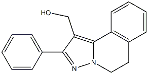 5,6-Dihydro-2-phenylpyrazolo[5,1-a]isoquinoline-1-methanol Structure