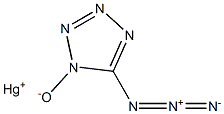 Mercury(I)5-azido-1H-tetrazole-1-olate Structure