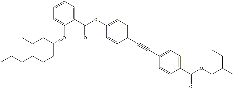  4-[[4-(4-Decyloxybenzoyloxy)phenyl]ethynyl]benzoic acid (S)-2-methylbutyl ester