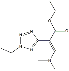 (E)-3-(Dimethylamino)-2-[2-ethyl-2H-tetrazol-5-yl]acrylic acid ethyl ester