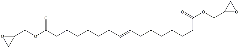 8-Hexadecenedioic acid di(oxiranylmethyl) ester Structure
