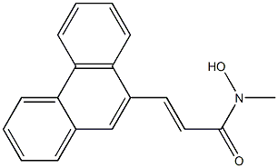  (E)-3-(Phenanthren-9-yl)-N-methyl-2-propenehydroxamic acid