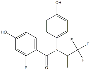 2-Fluoro-4-hydroxy-N-(4-hydroxyphenyl)-N-(2,2,2-trifluoro-1-methylethyl)benzamide