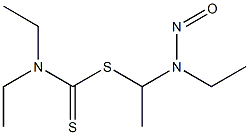  Diethyldithiocarbamic acid 1-(N-ethyl-N-nitrosoamino)ethyl ester