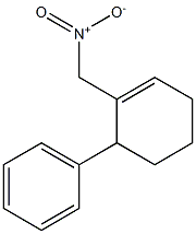 6-Phenyl-1-(nitromethyl)cyclohexene Struktur