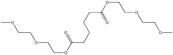 Butane-1,4-dicarboxylic acid bis[2-(2-methoxyethoxy)ethyl] ester Structure