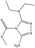 3-Amino-5-diethylamino-4H-1,2,4-triazole-4-dithiocarboxylic acid methyl ester|