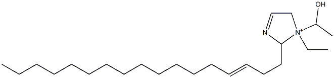 1-Ethyl-2-(3-heptadecenyl)-1-(1-hydroxyethyl)-3-imidazoline-1-ium|