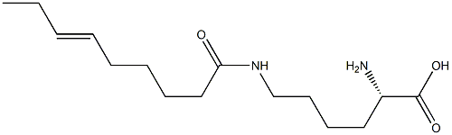 N6-(6-Nonenoyl)lysine Structure