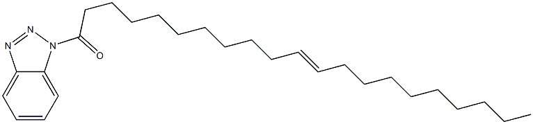 1-(1-オキソ-11-ヘニコセニル)-1H-ベンゾトリアゾール 化学構造式