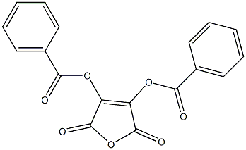 2,3-Di(benzoyloxy)maleic anhydride Struktur
