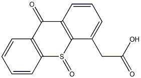 4-Carboxymethyl-9-oxo-9H-thioxanthene 10-oxide Struktur