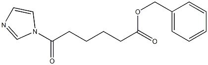 6-(1H-Imidazol-1-yl)-6-oxohexanoic acid benzyl ester Struktur