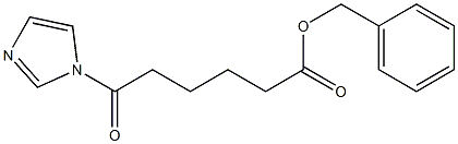 6-(1H-Imidazol-1-yl)-6-oxohexanoic acid benzyl ester Structure