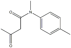 Acetoacetic xylydide Struktur