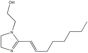 2-(1-Octenyl)-2-imidazoline-1-ethanol Struktur