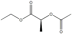 (2S)-2-Acetoxypropionic acid ethyl ester 结构式