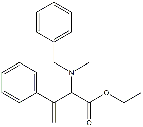  2-(Methylbenzylamino)-3-phenyl-3-butenoic acid ethyl ester