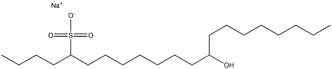 13-Hydroxyhenicosane-5-sulfonic acid sodium salt