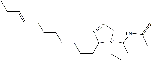 1-[1-(Acetylamino)ethyl]-1-ethyl-2-(8-undecenyl)-3-imidazoline-1-ium|