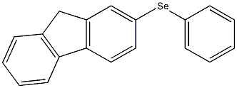 2-(Phenylseleno)-9H-fluorene Struktur