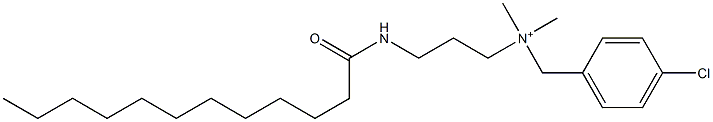  4-Chloro-N,N-dimethyl-N-[3-[(1-oxododecyl)amino]propyl]benzenemethanaminium