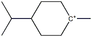 1-Methyl-4-isopropylcyclohexane-1-cation