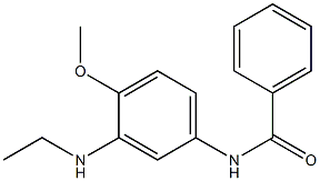 3'-Ethylamino-4'-methoxybenzanilide Struktur