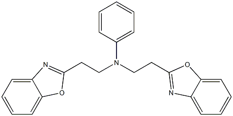 N-[2-(Benzoxazol-2-yl)ethyl]-N-phenylbenzoxazole-2-ethanamine 结构式