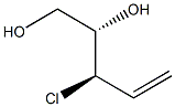 (2S,3R)-3-Chloro-4-pentene-1,2-diol Structure