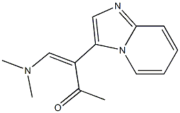 3-[1-[(Dimethylamino)methylene]-2-oxopropyl]imidazo[1,2-a]pyridine,,结构式