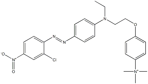 4-[2-[[4-[(2-Chloro-4-nitrophenyl)azo]phenyl](ethyl)amino]ethoxy]-N,N,N-trimethylbenzenaminium