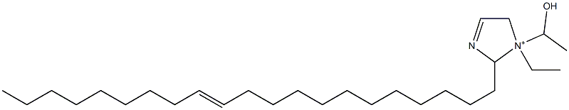 1-Ethyl-2-(12-henicosenyl)-1-(1-hydroxyethyl)-3-imidazoline-1-ium Struktur